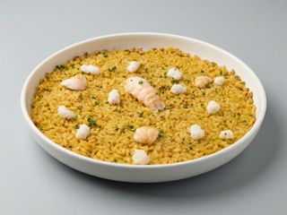 Arroz seco de marisco y sepia