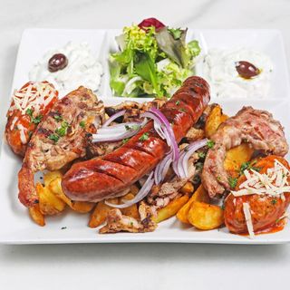 Parrillada griega para dos