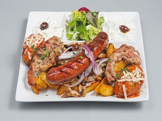 Parrillada griega para dos