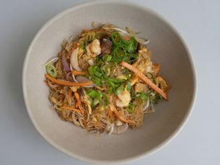 Fideos transparentes