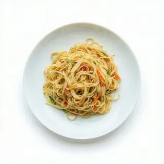 Fideos Transparentes De Soja Con Gambas