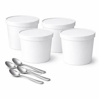 Tarrinas y Cucharas (4 uds.)