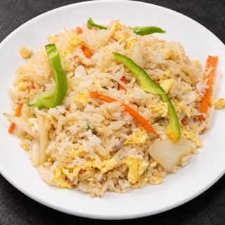 Arroz frito con verduras