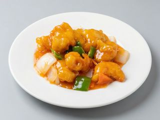 Pollo Con Salsa Agridulce