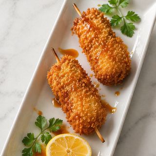 Pinchos de Tiras de Pechuga de Pollo