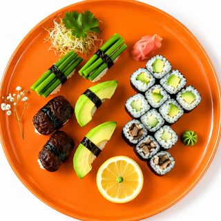 Sushi Bandeja 20 de vegetales (18 pzs.)