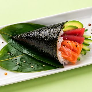 Temaki Salmón y Atún