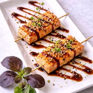 Pinchos de Salmón Teriyaki