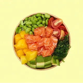 Poke salmón