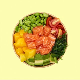 Poke salmón