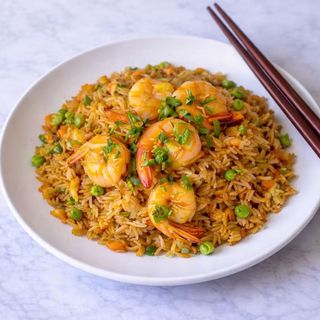 Yakimeshi  langostinos