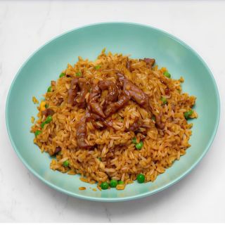 Yakimeshi con ternera