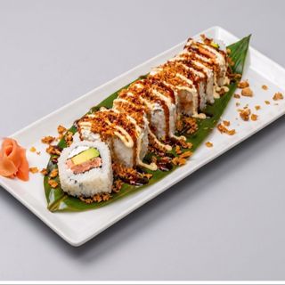 salmon cocido cruncy roll