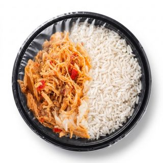 Pollo Mechado Con Arroz 