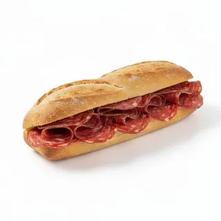 Bocadillo de salchichón ibérico