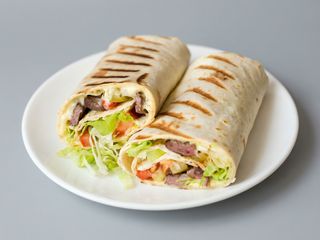 Durum cheezy de ternera 