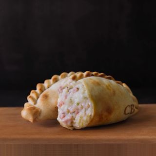 Empanada de champiñón, bacón y queso