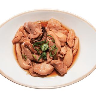 Pollo Con Shitake Al Vapor