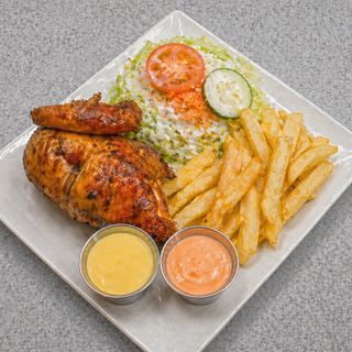 1/4 pollo al carbón peruano