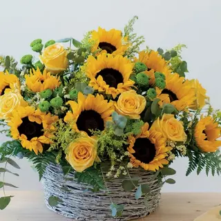 Centro de girasoles
