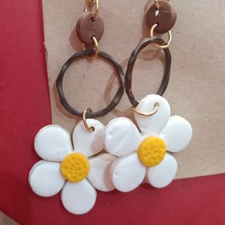 Pendientes margaritas