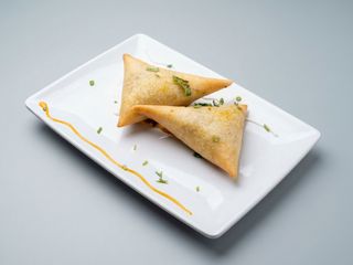 Samosas de keema ( Pollo)