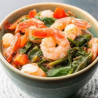 Shrimp Palak