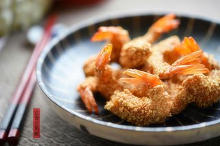 116. Gambas Con Sésamo