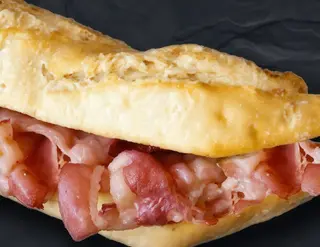 Bocadillo Caliente De Bacon