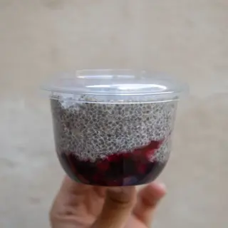 Chia Pudding con Frutos Rojos