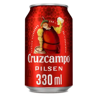 Cruzcampo lata 330 ml.