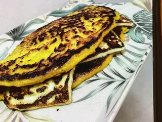 Cachapa con queso