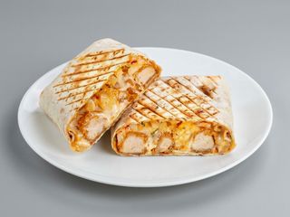 Taco de pollo marinado picado