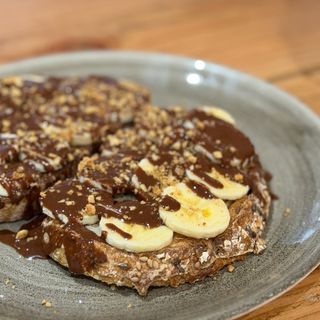 Torrades amb crema de xocolata