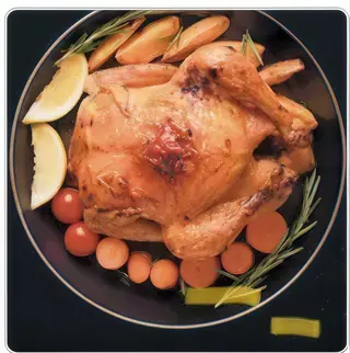 1/2 pollo asado 