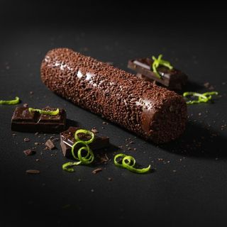 Lingote de Chocolate Negro y Lima Kaffir (vegano)