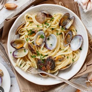 Sin gluten spaghetti alle vongole 