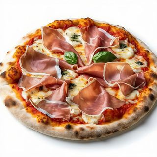 Pizza Sin Tomate Focaccia Con Prosciutto Crudo Di Parma (33 Cm.)