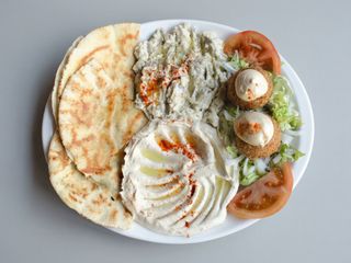 11. Arayes de carn i formatge feta