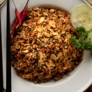 43. Arroz frito con pato