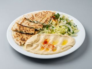 Arayes de queso feta (Plato)