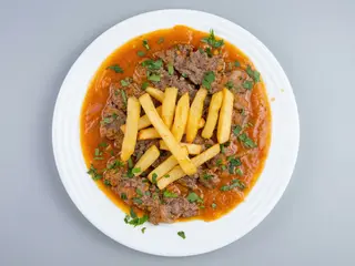 Kefta De Ternera, Hummus Y Ensalada