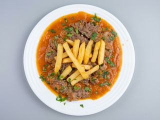 Kefta De Ternera, Hummus Y Ensalada