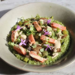 SALMON KONJAC RISOTTO