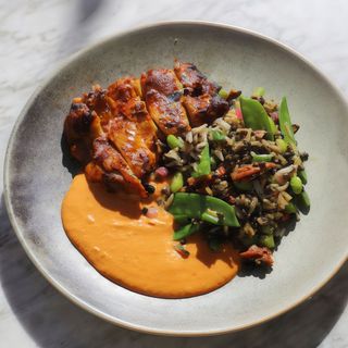 SLOW COOKED PIRI PIRI CHICKEN BOWL
