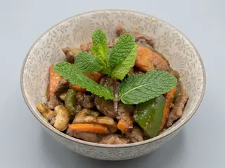 Ternera al wok picante