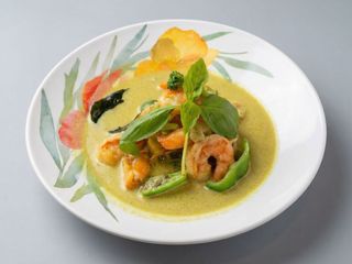 Langostinos Al Curry Amarillo