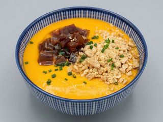 SALMOREJO CREMOSO CON CAÑA DE LOMO  