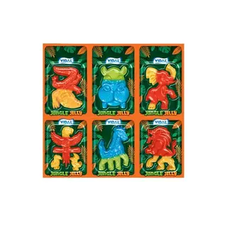 Animales de la Jungla de Gominola. Colección completa