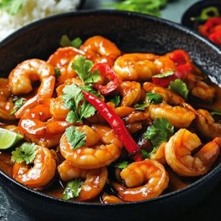 44. Gambas picantes